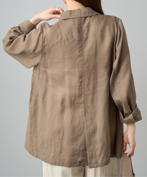 PUAL CE CIN 【WEB限定】ラミーダブルシャツジャケット WEB限定】ラミーダブルシャツジャケット | PUAL CE CIN