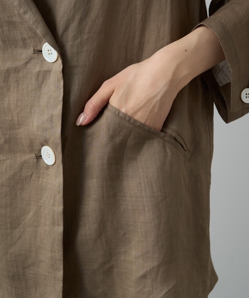 PUAL CE CIN 【WEB限定】ラミーダブルシャツジャケット WEB限定】ラミーダブルシャツジャケット | PUAL CE CIN