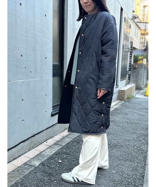 SETENS（セテンス） ノーカラーコート F ブラック レディース