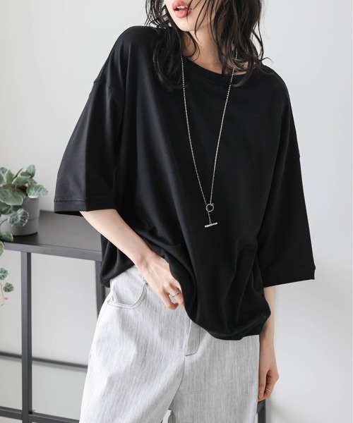 La-gemme（ラジェム） tシャツ ドロップショルダーTシャツ レディース