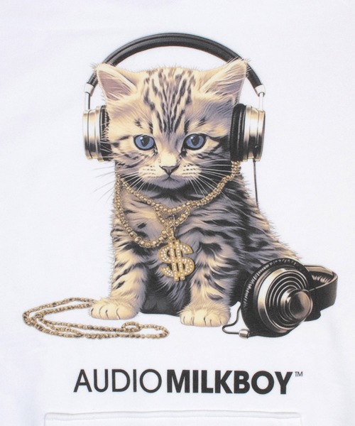 MILKBOY（ミルクボーイ） パーカー AUDIO CAT パーカー メンズ