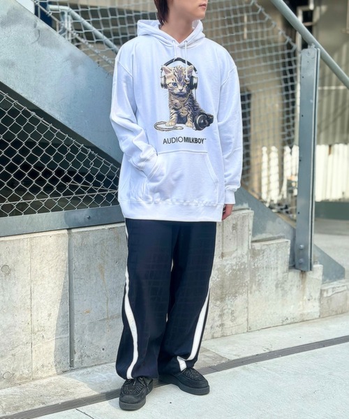 MILKBOY（ミルクボーイ） パーカー AUDIO CAT パーカー メンズ