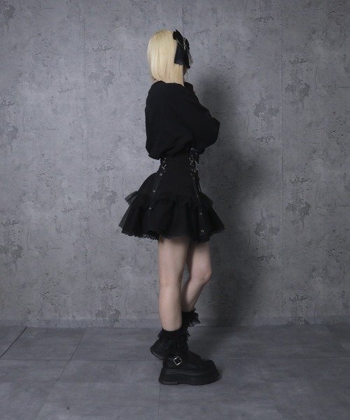 Amilige スカート ハイウエストチュールスカート : ZOZOTOWN