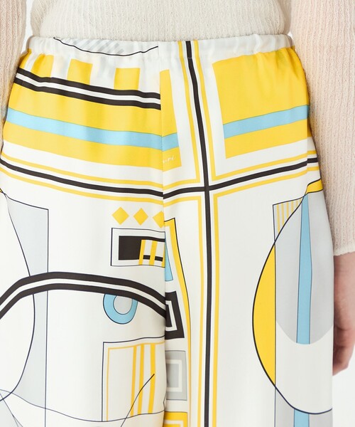 ワイドパンツ パンツ 「別注」manipuri for Ballsey Cocktail イージーワイドパンツ レディースの画像