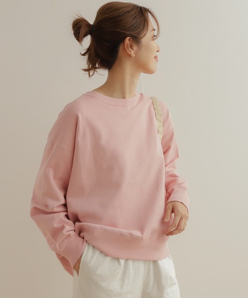 「URBAN RESEARCH DOORS」 スウェットカットソー MEDIUM ピンク レディース