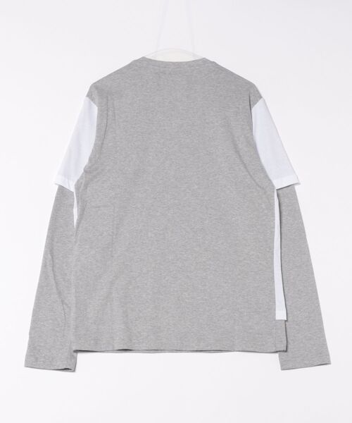 tシャツ 「N゜21 numero ventuno」 レイヤードロングスリーブTEE ロンT ロゴＴ メンズ レディースの画像