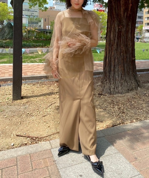 DONOBAN ドレス 「ANDRESD」blooming tulle dress「ブルーミング