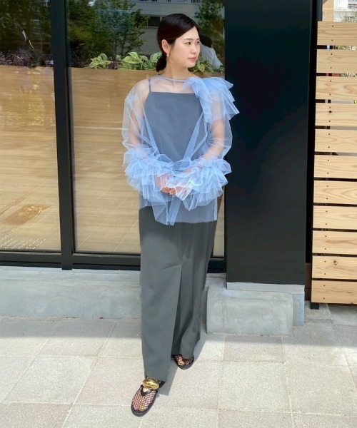 andresd Blooming tulle dress チュールのみ！ blooming tulle dress ブルーミングチュールドレス（ドレス
