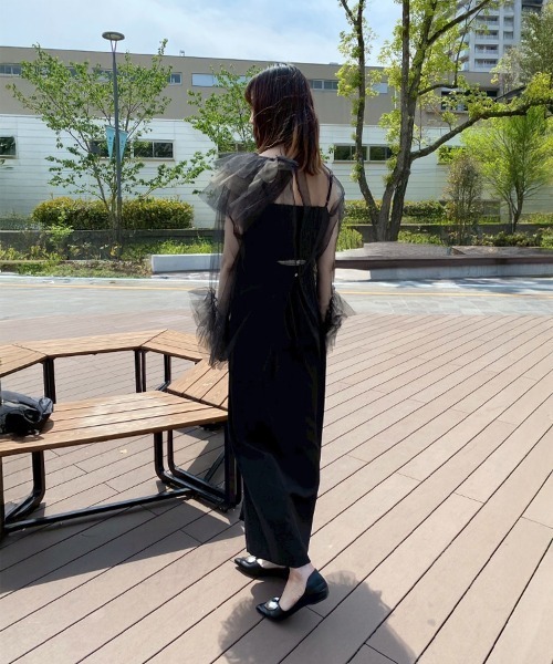 DONOBAN ドレス 「ANDRESD」blooming tulle dress「ブルーミング