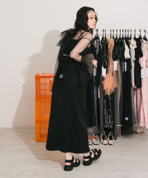 ANDRESD チュール　ドレス DONOBAN ドレス 「ANDRESD」blooming tulle dress「ブルーミング