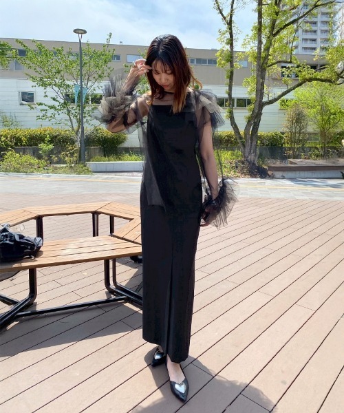 DONOBAN ドレス 「ANDRESD」blooming tulle dress「ブルーミング