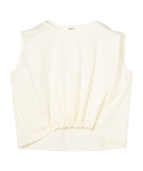 tシャツ トリコットジャージー タックギャザープルオーバー レディース
