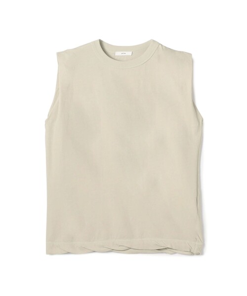 tシャツ ATON TANK ノースリーブプルオーバー レディース