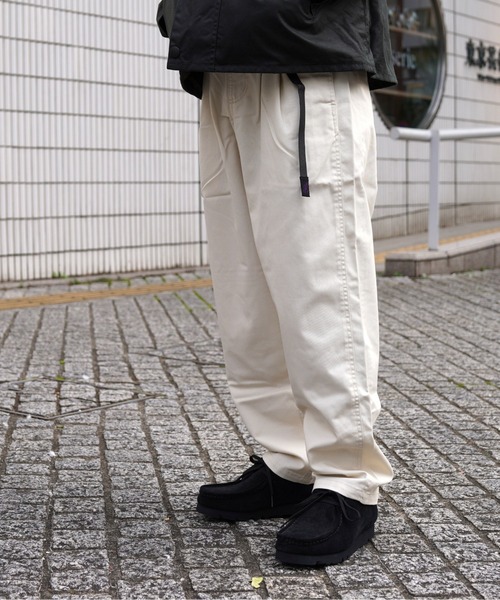GRAMICCI（グラミチ） チノパン 別注TUCK T/C TWILL PANTS 別注タックT
