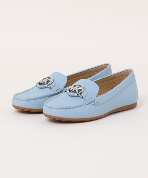 ☆新品☆マイケル・コースFULTON モカシン　ネイビー　24㎝フラットシューズ ☆新品☆マイケル・コースFULTON モカシン ネイビー 24㎝フラット