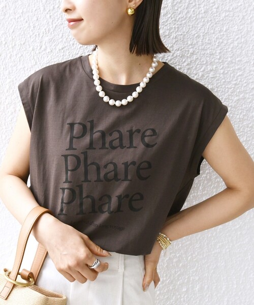 tシャツ プラチナ ヴェール フレンチ スリーブ TEE レディース