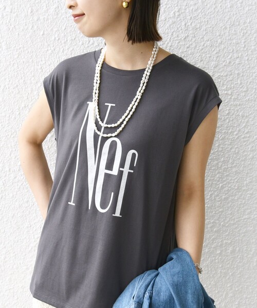 SHIPS for women / シップスウィメン プラチナ ヴェール フレンチ スリーブ TEE プラチナ ヴェール フレンチ スリーブ TEE(508216586