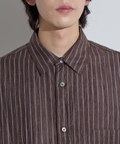 美品⭐︎RISLEY メッシュシャツ ABSTRACT PRINT SHIRT - Green / Ecru | ZARA United States
