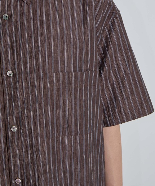 トップス 2021SS Silk Linen Stripe Fatigue Shirt Pinstripe Linen Shirt | Supreme 23ss
