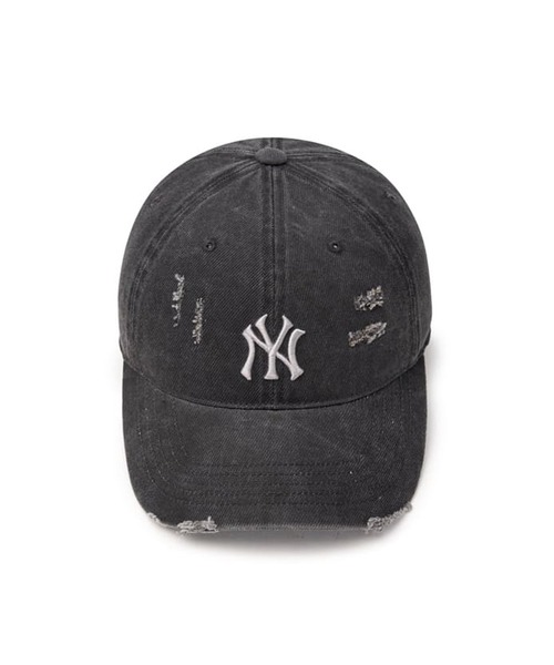 【韓国MLB Korea】ベーシックウォッシュドボールキャップ MLB Korea キャップ 帽子 MLB KOREA-ダメージウォッシュ-CAP