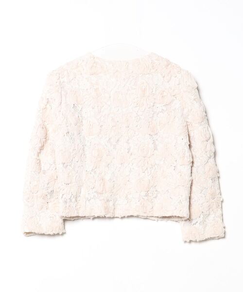 【美品】Diagramグレースコンチネンタル　ノカラージャケット／ベージュM ワークショートジャケット / GRACE CONTINENTAL | GRACE