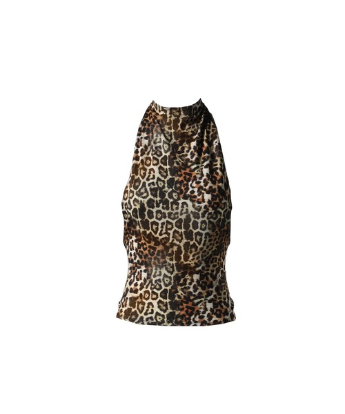 キャミソール LEOPARD ZENE BACKLESS TOP