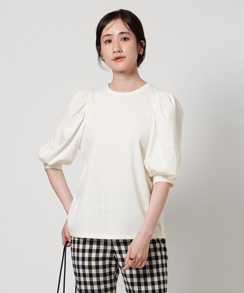 tシャツ ポンチ バルーン 6SL カットソー レディース