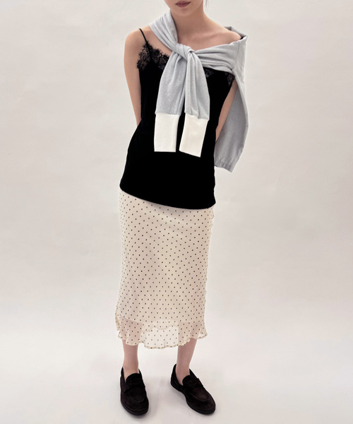 EDIT. FOR LULU（エディットフォールル） スカート キュプラシフォン