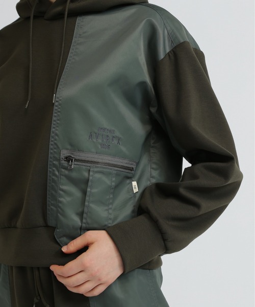 AVIREX（アヴィレックス） パーカー NYLON PATCH COMBI PARKA/ナイロン
