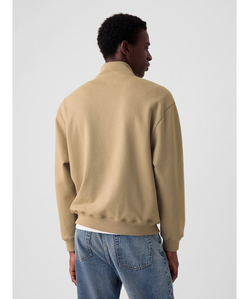 「GAP」 長袖Tシャツ S ベージュ メンズ
