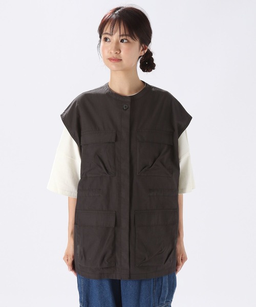 niko and… be with M カーキ Lサイズ 新品 ニコアンドniko and [be with M] Misayoミリコレサスワンピース