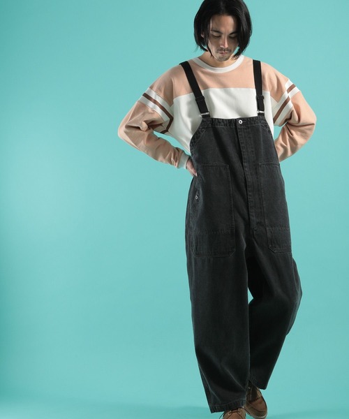 美品ニコアンドデニムサロペット　メンズ　Lサイズ niko and… オーバーオール サロペット 「niko and JEANS