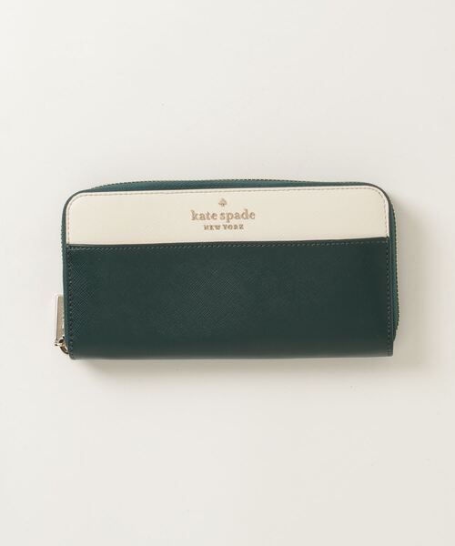 kate spade newyork レザー　レディース長財布　グリーン kate spade NEW YORK 「kate new york」 財布 ONESIZE グリーン