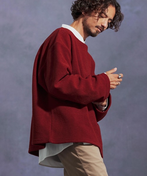 へちゃへちゃ Jih Nunc（ジーヌンク） tシャツ mlt5306-ボートネックルーズ