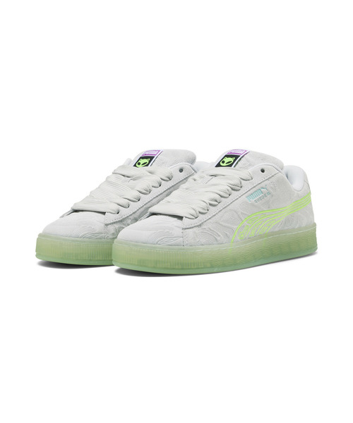 [PUMA] low cut спортивные туфли 23.5cm серебряный мужской 