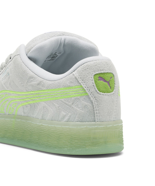 [PUMA] low cut спортивные туфли 23.5cm серебряный мужской 