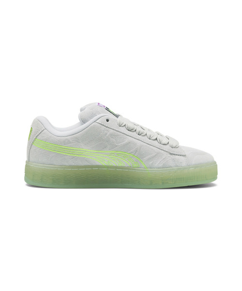 [PUMA] low cut спортивные туфли 23.5cm серебряный мужской 