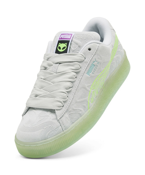 [PUMA] low cut спортивные туфли 23.5cm серебряный мужской 