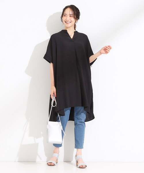 SHOO・LA・RUE チュニック 「S-LL/ひんやり」涼しく楽に体型