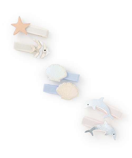 petit main ヘアピン SEAモチーフヘアクリップ 2P : ZOZOTOWN Yahoo!店
