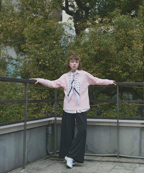 ad thie（アドティエ） スカーフ バンダナ 大判 ドットスカーフ