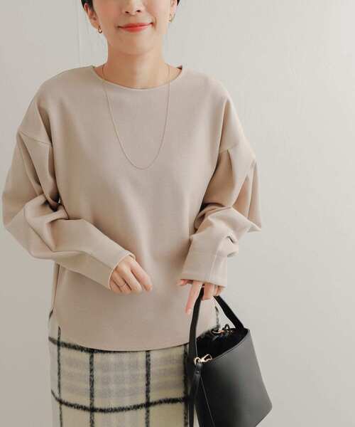 「URBAN RESEARCH DOORS」 長袖カットソー MEDIUM ベージュ レディース