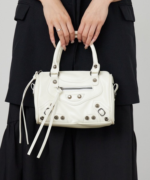Chick ショルダーバッグ バッグ Studded 2-Way Shoulder Bag
