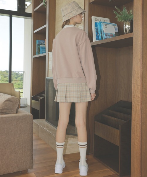 EIMY GOLF ピンク セーター EIMY GOLF ニット セーター アーム