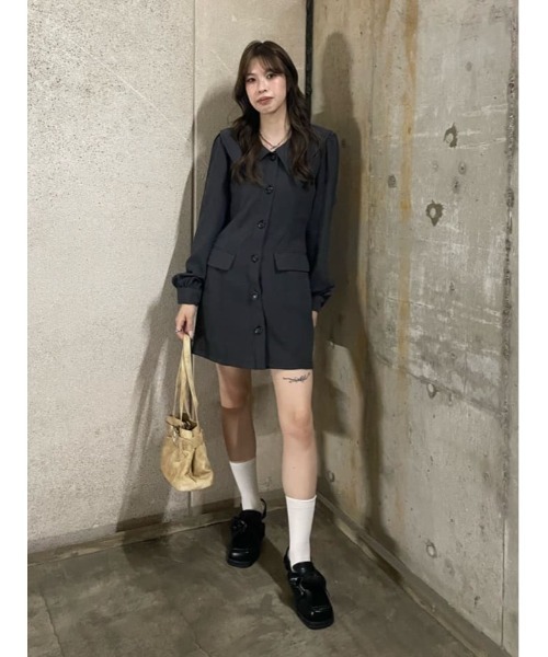 SLY（スライ） ワンピース SAILOR COLLAR S/OP セーラーカラー