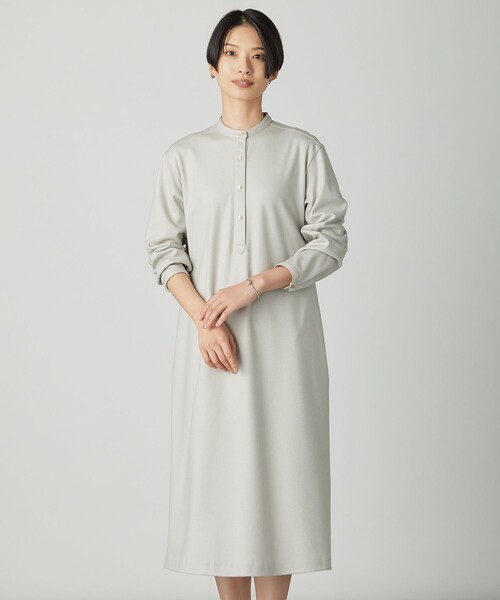シャツワンピース ウールスムース ワンピース : ZOZOTOWN Yahoo!店