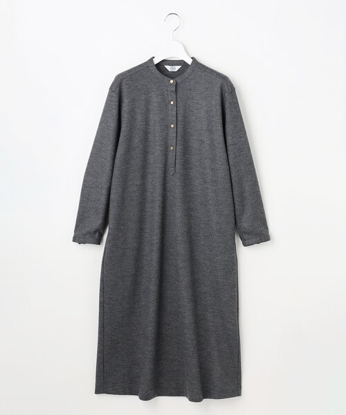 シャツワンピース ウールスムース ワンピース : ZOZOTOWN Yahoo!店