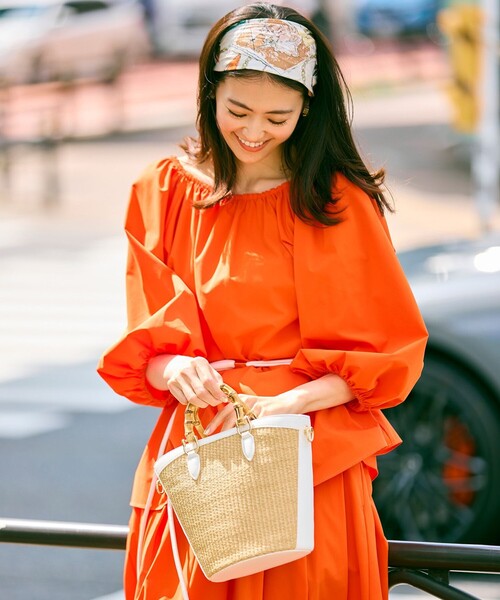 「UNFILO」 半袖ブラウス MEDIUM ブラック レディース_画像4