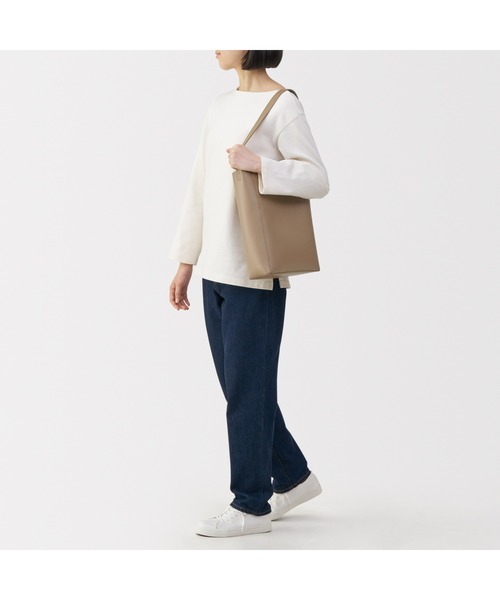 無印良品【MUJI 】本革 レザー ワンショルダーバッグ★一部店舗限定商品★ 無印良品（MUJI） ショルダーバッグ バッグ ヌメ革 ワンショルダー