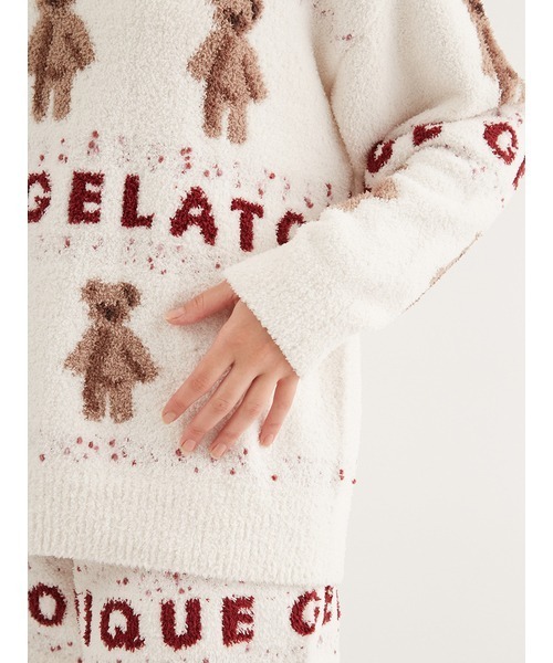 gelato pique（ジェラートピケ） 長袖ニット ONE SIZE ホワイト